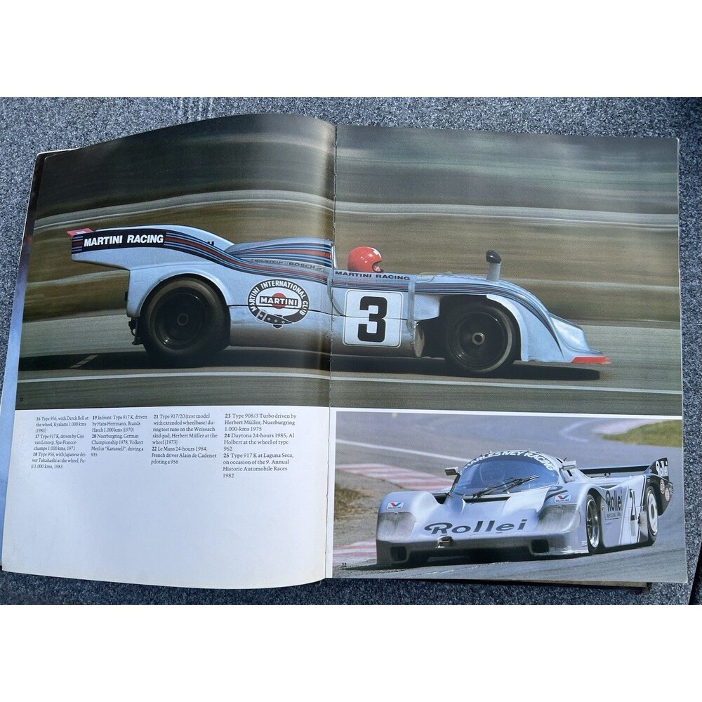 1985 Porsche Portrait of a Legend Ingo Seiff Hardcover Classic Racing Cars